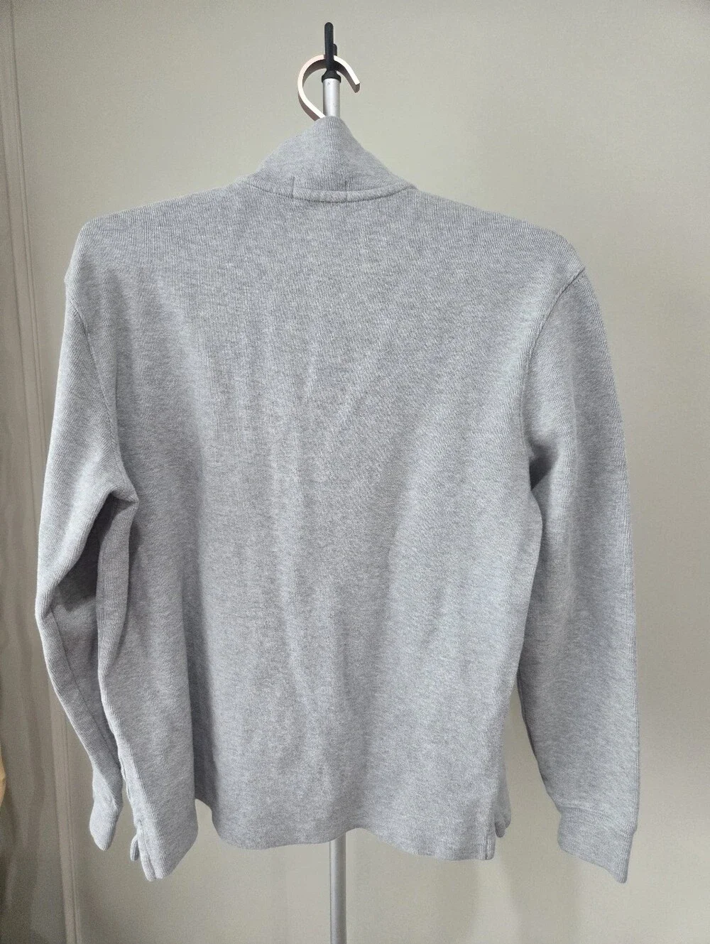 Polo by Ralph Lauren Light Gray Half-Zip Mock Neck Sweater Sz.M